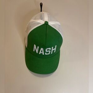 NASH Green and White Trucker Hat